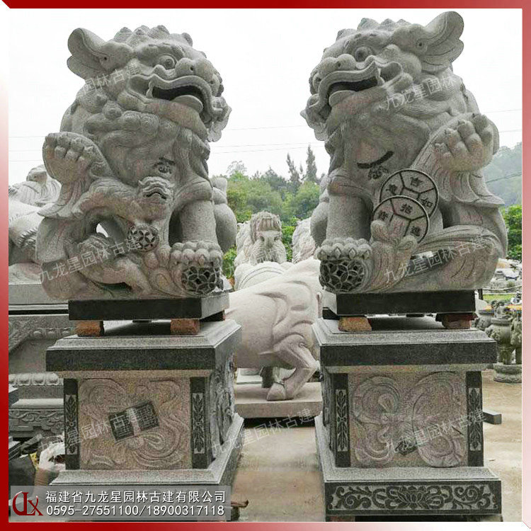 獻(xiàn)錢(qián)石獅子