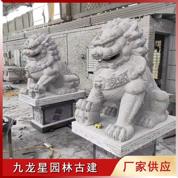 1622453209982607.jpg 門(mén)口石雕獅子圖片