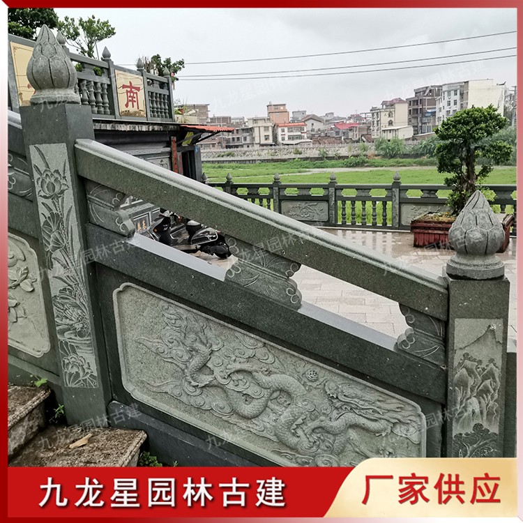 青石欄桿石雕圖片